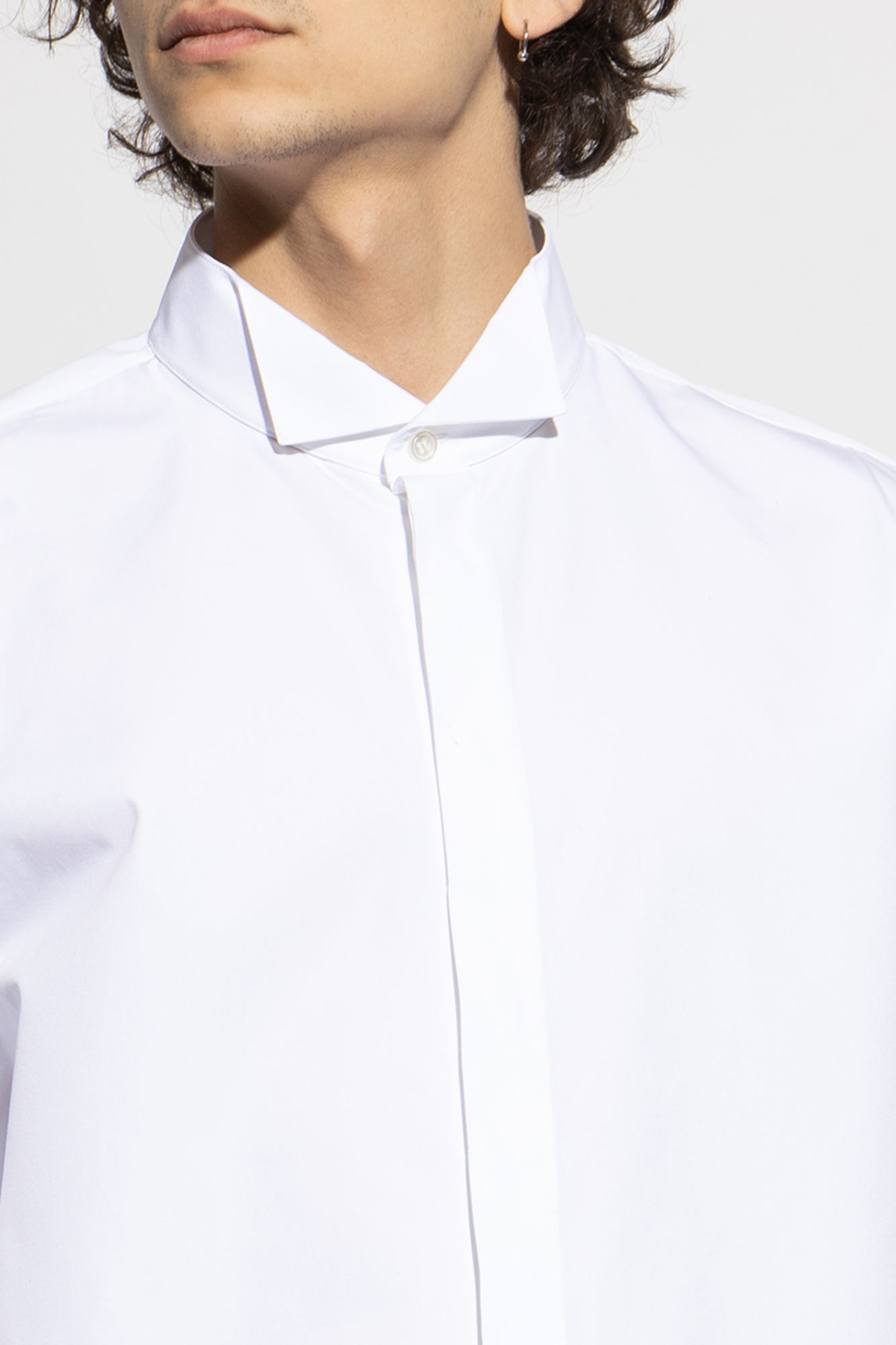 White Cotton shirt Saint Laurent - Vitkac France